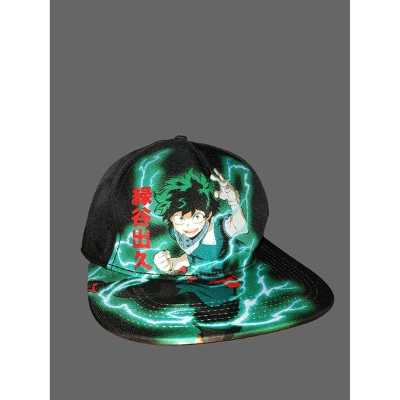 My Hero Academia Deku Lightning Snapback Hat - Picture 8 of 8